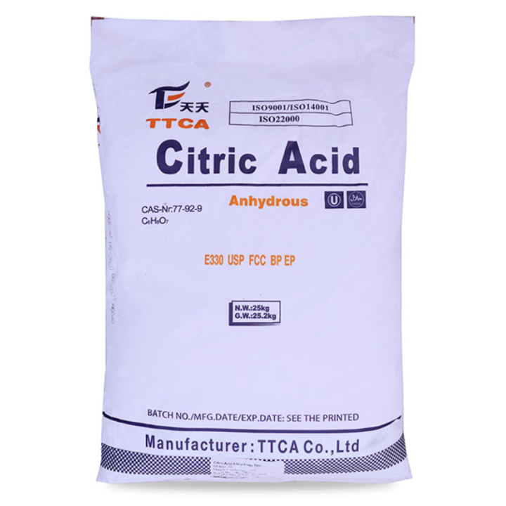 Ácido Citrico - saco 25Kg